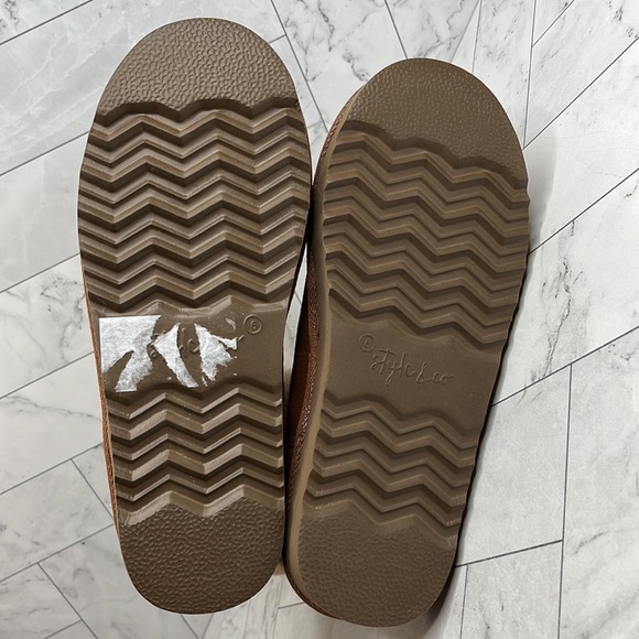 NWT Style & Co Tiny 2 Winter Booties Faux Fur Lined Chestnut SIZE 6M - Picture 8 of 10